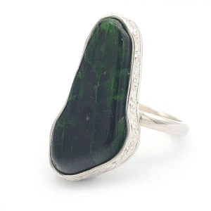 Chrome Diopside and Sterling Silver ...