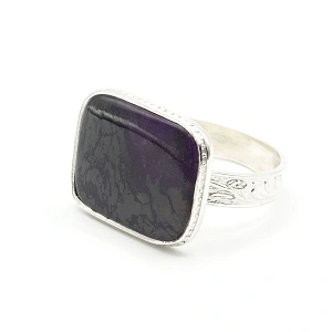 Sugilite and 925 Silver Ring