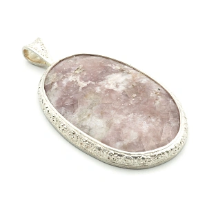 Sterling Silver and Lepidolite Pendant