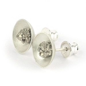 Sterling Silver Stud Earrings with ...