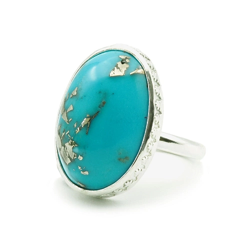 Turquoise and 925 Silver Ring